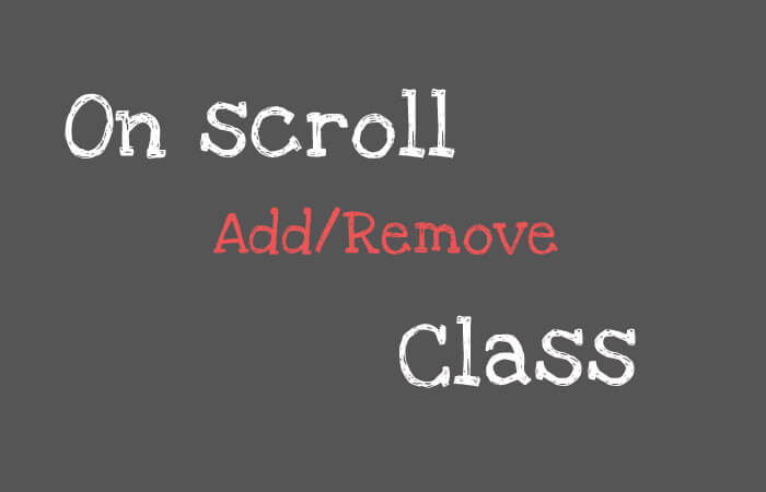 On window scroll add/remove class with jquery !