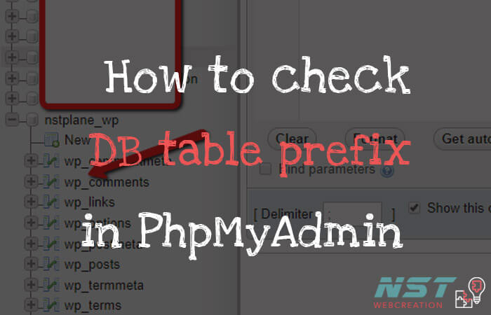 table prefix check