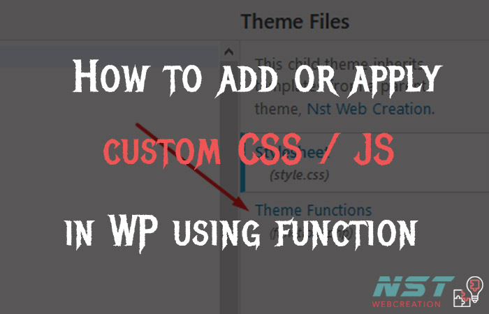 add JS or CSS to website using functions.php file in wordpress!