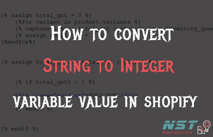 How to convert string value to integer in Shopify