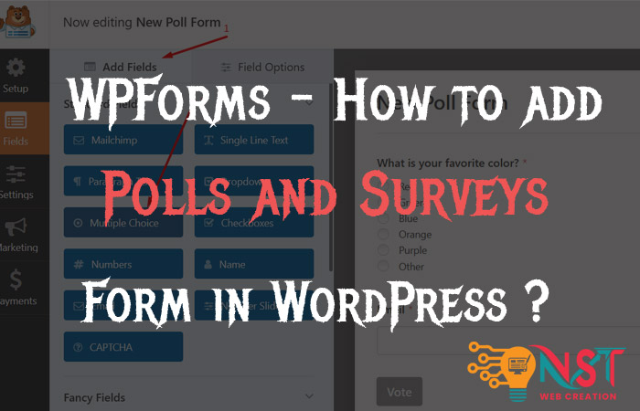 WPForms – How to add Polls and Surveys form to wordpress ?